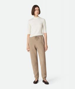 Cashmere pants BOTTEGA VENETA, бежевый