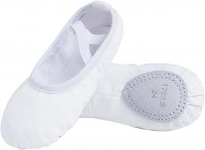 Балетки из канвы для девочек, балетки для малышей/детей/подростков/взрослых Lovdaswi, белый