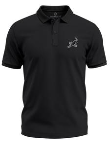 Рубашка Neverless Cat Polygon, черный