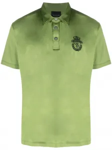 Рубашка поло с вышитым логотипом Billionaire, зеленый