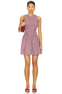 Мини-платье Heidi от Faithfull The Brand, gingham deep red