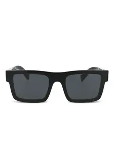 Солнцезащитные очки в прямоугольной оправе Prada, черный