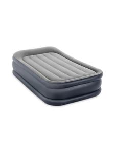 Intex Надувной матрас DuraBeam DeluxePillow Twin 99x191x42 см, серый