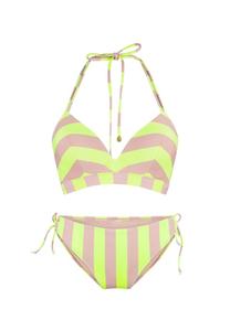 Комплект бикини с подкладкой треугольный Lingadore, цвет streiffen