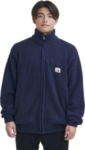 Мужская толстовка с капюшоном и застежкой-молнией Molle Knit Stand Zip Hoodie Quiksilver QZP234062, темно-синий