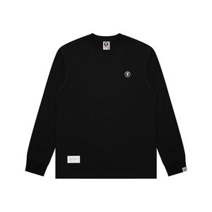 Футболка с длинным рукавом Moonface Logo Aape, черная BKX