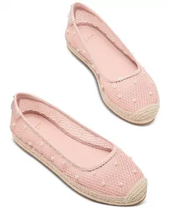 Женские эспадрильи Pearl Fishnet на плоской подошве kate spade new york, розовый