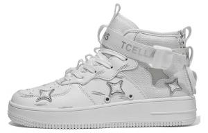 Кроссовки для скейтбординга средней высоты унисекс, эксклюзивная коробка TCELLARS, Vintage White