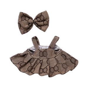 Совместимо с Labubu поколения 1, 2, 3 комплекты одежды с юбкой-принтом для кукол DUOMIAOYOU