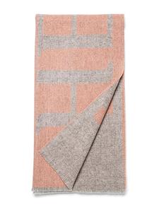 Шерстяной шарф "Signature" оранжевого цвета - (Д)200 x (Ш)55 см Hey Marly