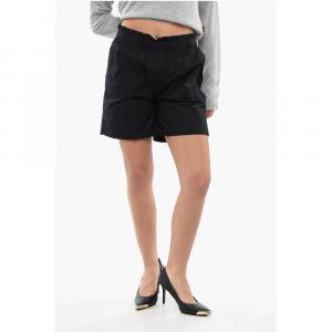 Хлопковые шорты с эластичным поясом Woolrich, Black