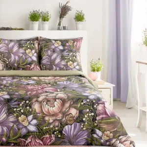 Комплект постельного белья Satin Bedding Set NIKA 45 220x200 см, 3 предмета: с 2 наволочками 70x80 см Eurofirany