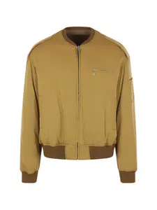 Плетеная куртка на молнии visvim, зеленый