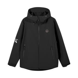 361° Куртка Unisex Super Black Stand Collar утепленная