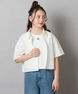 Майка с вышитым логотипом Avv, цвет White