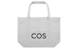 COS Хлопковая сумка-шопер, Gray
