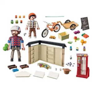Магазин Playmobil «Ферма, работающая 24 часа», золотой