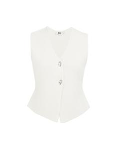 Жилет WE Fashion, белый