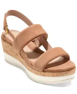 Женские босоножки Aislin на платформе Cole Haan, коричневый