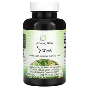 Сенна Amazing India 500 мг, 120 растительных капсул