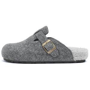 Женские сандалии-трансформеры Fuzzy Quiet с закрытым носком AGSDON, Dark Gray