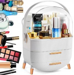 Большой нагрудный органайзер для косметики XXL, ящики для шкатулок для драгоценностей Bntrade, цвет белый