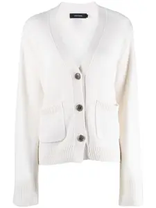 Кардиган Danni с V-образным вырезом Lisa Yang, белый