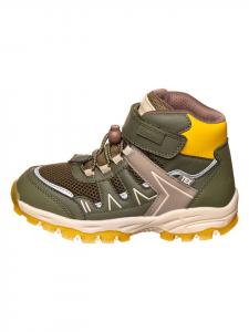 Походные ботинки цвета хаки/желтого цвета bisgaard