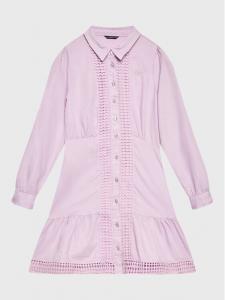 Платье-рубашка стандартного кроя Guess, розовый