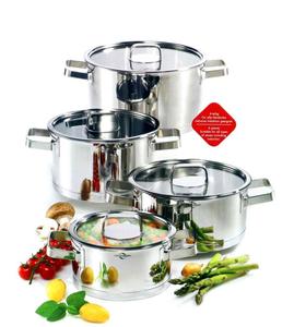 Набор кастрюль Küchenprofi San Remo, набор кастрюль из 4 предметов, индукционный