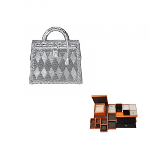 HERMES Серебряное палладиевое колье Women's Silver