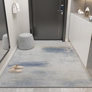 Budis Ковер 60х90 см для прихожей/ванной с геометрическим принтом, абсорбирующий, нескользящий