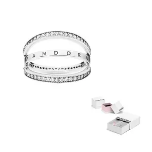 Pandora Серебряное кольцо 925 пробы для женщин Silver