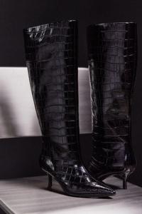 Кожаные ботинки Answear.Lab, черный