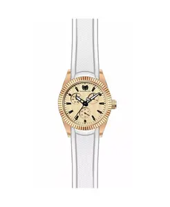 Женские часы tm-724004 с хронографом из морского кварца и розовым золотом Technomarine, white