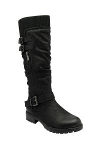 Высокие сапоги Lotus, черный