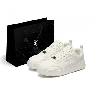 ZHR Скользоустойчивые износостойкие легкие дышащие низкие скейтерские кроссовки унисекс в бежевой подарочной упаковке, цвет Beige gift bag