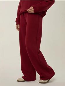 Широкие брюки Hiccup, бургундия