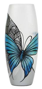 Ваза для цветов 7ART Abstraktum III, 11x11x11 см, синий