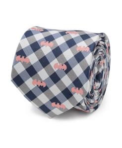 Мужской клетчатый галстук с изображением Бэтмена DC Comics