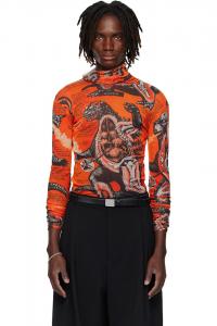 Маскировочный сетчатый водолазка Lu'U Dan, мультиколор