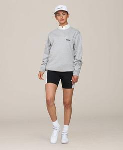 Женская толстовка Preston с круглым вырезом и оверсайз Members Only, серый