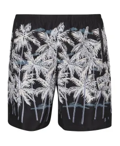 Плавки с принтом в виде пальм по всей поверхности Palm Angels, черный