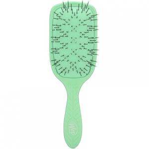 WetРасческа Go Green Лопатка для распутывания густых волос с щетиной Intelliflex зеленого цвета Wet Brush