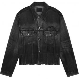 WE11DONE Джинсовая куртка унисекс черная, Black