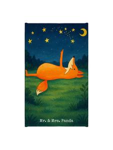 Mr. & Mrs. Panda Белое полотенце с изображением лисы и звезды, без слогана