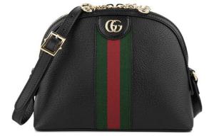 Ophidia Кожаная Куполообразная Сумка Через Плечо На Плечо Женская Синяя GUCCI