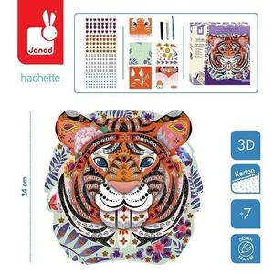 Janod, набор креативных блесток и сверкающего трофея Tiger
