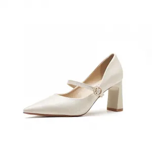 Туфли на высоком каблуке для женщин Zubumei, Champagne