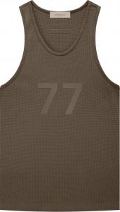 Топ Fear of God Essentials Tank Top 'Wood', коричневый